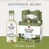 Sutter Home Sauv Blanc California White Wine, 187ml Bottle, 13.5% ABV