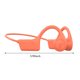 thumbnail image 3 of Auriculares de conducción ósea naranja Bluetooth inalámbricos para deportes con gran batería de 320mAh para correr, ciclismo, caminar, entrenamiento, gimnasio, 3 of 6