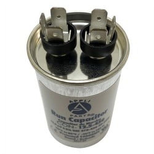 Appli Parts Run Capacitor 12.5 Mfd uF (microfarads) 370 VAC or 450 VAC Round 3 in High 1-1/2 in Wide CON-12.5-450 Replaces CAP-12.5-450