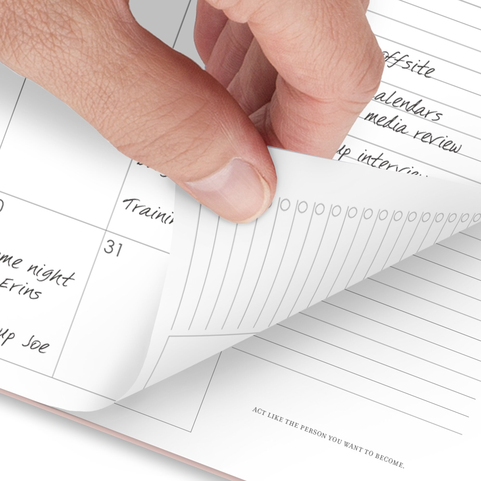 AT-A-GLANCE Harmony 2026 Weekly Monthly Planner Sunset Coral Medium 7 x 8 34 -