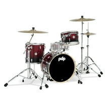 PDP PDCM18BPRB Concept Maple Bop Drum Set, Red & Black Fade - 3 Piece