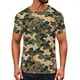 thumbnail image 2 of Ceisia Men's Distressed Texture Camouflage Print Crew Neck T-Shirts, Stretchy Breathable Casual Short Sleeve Tops Gifts, 2 of 9