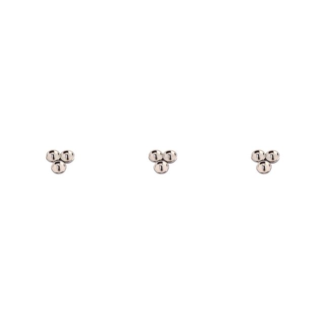 Maytalsory 3 Pcs Boutons de Trompette Touches de Remplacement en Laiton Composant d'Instrument Type 1 3Set