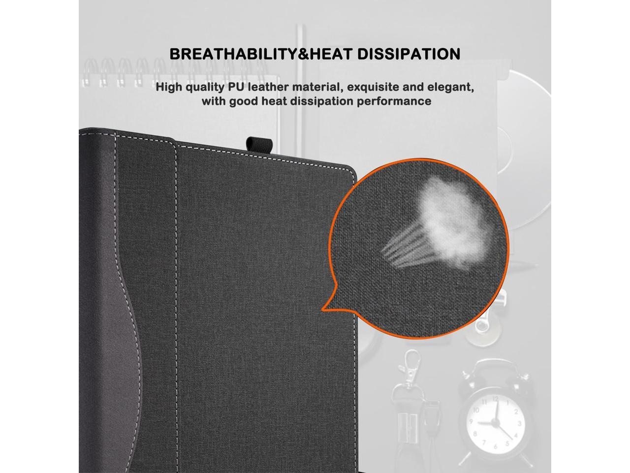 Laptop Cover Case for 17.3 inch HP Laptop 17s-cu 17-cn 17t-cn 17-cp 17z-cp / HP 470 G8 G9 G10 / HP ENVY Laptop 17-cr 17t-cr 17-ch 17-cg 17t-cw with Pen Holder and Heat Dissipation Hole