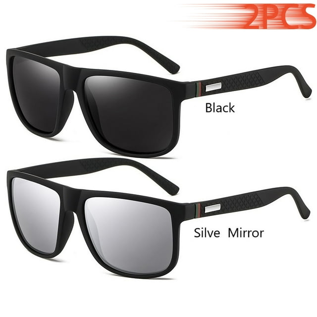 Typpkmm Fashion Vintage Square Sunglasses Men Women Brand Designer Men'S Sun Glasses Driving Fishing Uv400 Eyewear Man