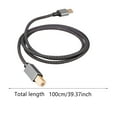 thumbnail image 2 of USB Type C To USB B 2.0 Scanner Laptop; F9K1 Forever New Fast Chargers for Androids 10ft Android Charging Fast Phone Cords, 2 of 3