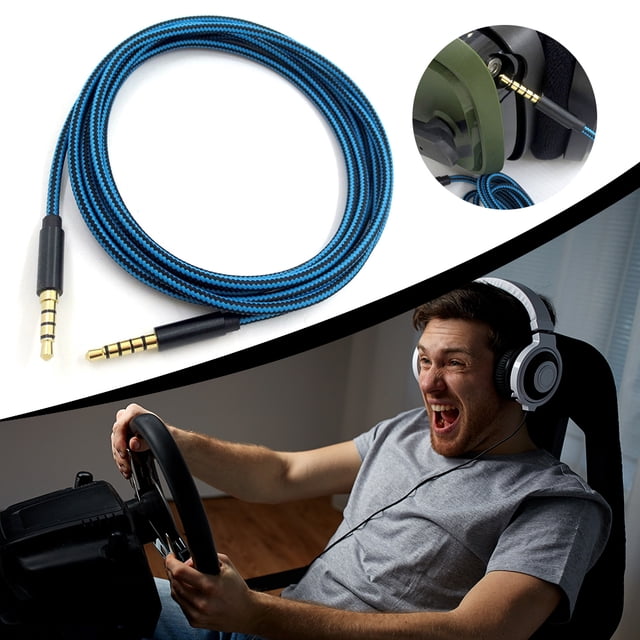 Audífonos Cable de audio de repuesto para Logitech Astro A10 A40 A30, cable de audio con micrófono Ndcxsfigh Para estrenar