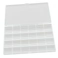 thumbnail image 4 of Portátil 24 rejils PP contenedor de almacenamiento caja abalorios organizador estuches para nueces, dulces, píldoras, botones, Macarena Estuche de maquillaje de almacenamiento vacío, 4 of 8