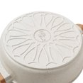 thumbnail image 3 of The Pioneer Woman Prairie Signature 6-Quart Cast Aluminum Jumbo Sauté Pan, Linen Speckle, 3 of 6