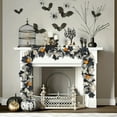 thumbnail image 2 of Homemoh Black Maple Leaf Garland, Halloween Artificial Hanging Fall Leave Vines, Fall Floral Garlands Thanksgiving Decor for Home Wedding Party, 2 of 6