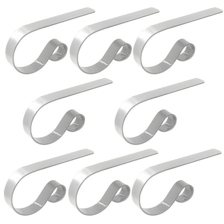 

Hooks Christmas Hanger Stocking 8PCS Holder Fireplace With Non- Housekeeping & Organizers Wall Hook Deals of The Week