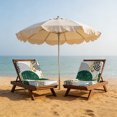 thumbnail image 7 of Outdoor Patio Cushion Covers 2 Pack Mid Century Modern Patio Chair Cushion Covers with Ties and Zipper Abstract Leaves Waterproof Outdoor Seat Cushion Covers for Patio Furniture 22"x20", 7 of 7