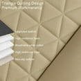 thumbnail image 4 of Faux Leather Front Car Seat Cover Individual Pack Bottom Seat Cushion Cover Non-Slip Universal Fit for Most Cars SUV Truck, 4 of 10