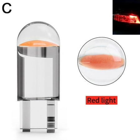 

led Car Light Glass Full Transparent T10 Width Light COB Car Light Bulb Modified Accessories Led License Plate Light K1Y7