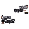thumbnail image 1 of Par de Faros Lancer 2008 A 2016 Mitsubishi Manual P/Halog DEPO ., 1 of 4