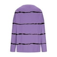 thumbnail image 4 of LIaqionyy Womens Plus Size Striped Long Sleeve T Shirt V Neck Basic Tee Casual Loose Fall Tops Trendy Outfits, 4 of 6