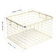 thumbnail image 2 of Cesta para ropa sucia, moderna cesta de almacenamiento de ropa para accesorios del hogar de acero inoxidable dorado, diseño aerodinámico, 2 of 8