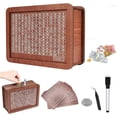thumbnail image 1 of Eoozwa Wooden Cash Money Saving Box with Counter and Money Targets, Large Savings Challenges Box for Coin and Cash Storage, Savings Tracker with Numbers, 1 of 6