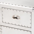thumbnail image 6 of Baxton Studio Serge French Industrial Silver Metal 2-Door Accent Storage Cabinet, 6 of 10