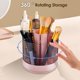 thumbnail image 2 of Organizador de maquillaje giratorio de 360 ​​grados, estuche para brochas de maquillaje con 5 compartimentos, organizador de brochas de maquillaje transparente para sombras de ojos, brochas, 2 of 5