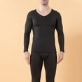 thumbnail image 2 of CENL Men Winter Fleece Lined Cotton Thermal Long Johns Top Bottom Underwear Set, 2 of 9