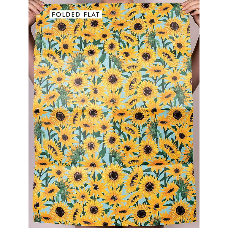 Liberty Floral Wrap Yellow  Yellow Wrapping Paper {Christmas