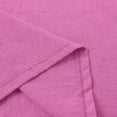 thumbnail image 5 of Pyhlmscde Womens Daily Casual Solid Short Sleeve V Neck Shirt Tops Pockets Elastic Waist Pants Shirt Trousers Set, Linen Pants Set for Women, Lavender Jumpsuit for Women, Lavender Outfit for Women, 5 of 7