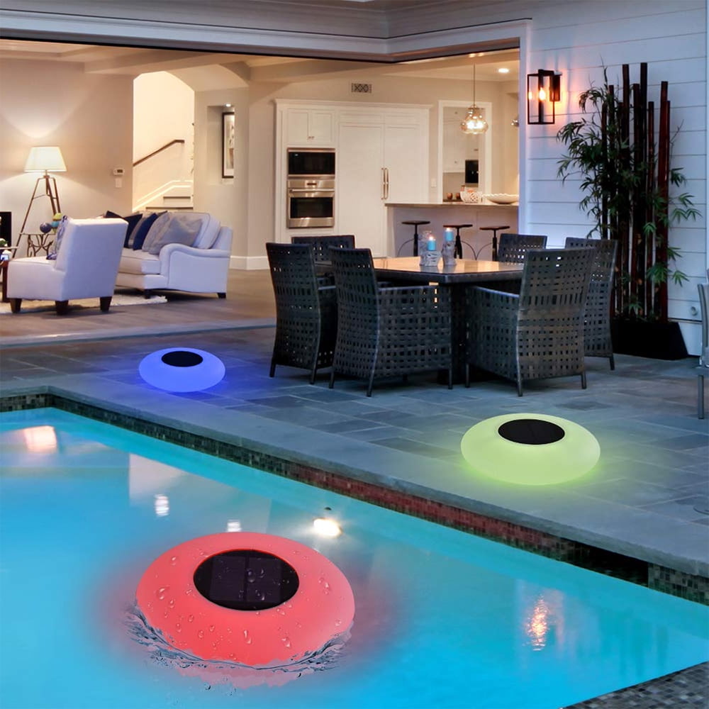 2 Pack Personal Inflatable Floating Cooler baby pool blue LED lights BOGO 