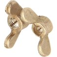 thumbnail image 1 of Wing Nut Fasteners - Brass Butterfly Nut Bolt Hand Twist Screw Cap Components M5(20pcs), 1 of 5