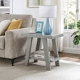 thumbnail image 6 of Roundhill Furniture Athens Contemporary Wood Shelf Side Table in Gray, 6 of 7