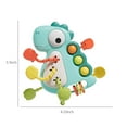 thumbnail image 4 of KOYPTL Montessori Toys For Newborns 0-6-12-18 Months,Cute Dinosaur Safe And Soft Sensory Toys Can Be Bited And Grasping,Training Toys For Infants Kids Boys Girls 1-3+,Birthday Christmas Gift, 4 of 7