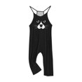 thumbnail image 6 of Odeerbi 5-14 Years Kids Girls Summer Jumpsuit Dog Print Camisole Romper Casual Overalls Bib Overall Pantss with Pockets, 6 of 6