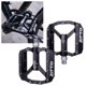 thumbnail image 4 of Pedales de , rodamientos ligero accesorios Negro shamjiam pedales de bicicleta de montaña, 4 of 8
