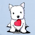thumbnail image 2 of CafePress - Westie With Heart Long Sleeve Infant Bodysuit - Long Sleeve Cotton Baby Bodysuit, 2 of 4