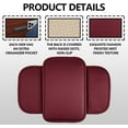 thumbnail image 3 of WANNGWE Car Center Console Cover, Leather Center Console Protector with Storage Pocket, Universal Auto Interior Armrest Pad Accessiories for SUV, Truck, RV, Red U25310-11915, 3 of 7