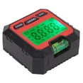 thumbnail image 1 of Buscador de ángulos con caja de nivel digital para carpintería, transportador electrónico con burbuja horizontal, color rojo, 1 of 15