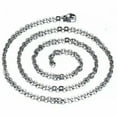 thumbnail image 4 of 1.5-3.2mm 16"-32" Wholesale In Bulk Stainless Steel Silver Oval Chain Necklace, 4 of 9