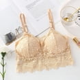 thumbnail image 1 of Sujetador push-up sin aros de acero con tirantes dobles para niñas, ropa interior con encaje de girasol, hermoso sujetador con espalda envuelta, tipo tubo, para mujeres, 1 of 5