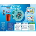 thumbnail image 4 of Juguete de Baño Playmobil 1.2.3 Rueda de Agua Aqua con Baby Shark, 4 of 7