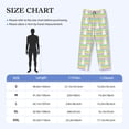 thumbnail image 4 of Lsque Rainbow Rabbit Print Men's Pajama Pants, Lounge Pant - Comfortable Home Wear,Elastic Waistband, Stylish Design-Small, 4 of 9