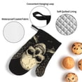 thumbnail image 3 of Pofeuu Gothic Winged Skull Print Oven Mitts and Pot Holders 4 pcs Set,High Heat Resistant 500 Degree Extra Thicken Long Kitchen Cotton Oven Glove for Cooking, 3 of 6