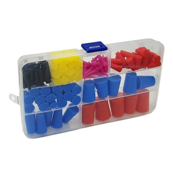SIEYIO Convenient Pack of 60 Rubber Tapered Hole Plugs set Suitable for Maskings Hole