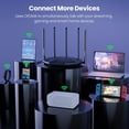 thumbnail image 3 of Router WiFi 6 Tenda Negro AX1500 Doble Banda con 5 Antenas de Alta Ganancia y 3 Puertos LAN Gigabit, 3 of 6