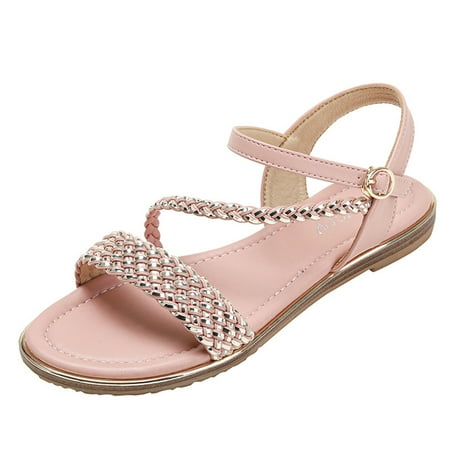 

Women s Rhinestones Flat Sandals Ankle Strap Sandals Strappy Sandals Comfort Open Toe Gladiator Flat Sandals