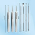 thumbnail image 7 of HPZZ Blackhead Tools,Blackhead Removal Tools, Stainless Steel Blackhead Remover Kit, Professional Facial Blackhead Remover Tweezers, Loyaltyness Blackhead Remover,Pore Cleaner Tool, 7 of 7