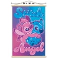 thumbnail image 3 of Disney Lilo and Stitch - Angel and Stitch Hug Wall Poster with Magnetic Frame, 22.375" x 34", 3 of 5