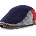 thumbnail image 3 of CoCopeaunts Newsboy Cap Retro Knitted Hat Casual Beret Newsboy Hat Winter Autumn Warm Cabbie Hats Drivers Cap for Women, 3 of 7