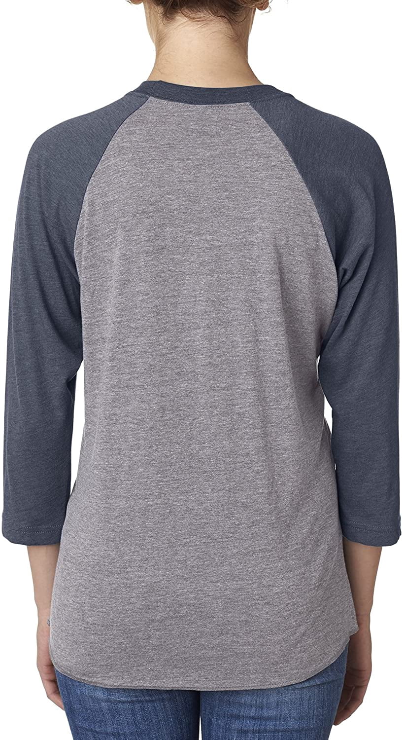 Mens Clementine Tri-Blend 3/4-Sleeve Raglan Tee