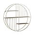 thumbnail image 3 of Deco 79 Étagère Murale en Métal Moderne, Grande Taille, Or, 3 of 4