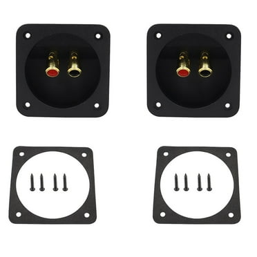 2X Subwoofer Plug Car Stereo Speaker Box Terminal Connector Audio Junction Box